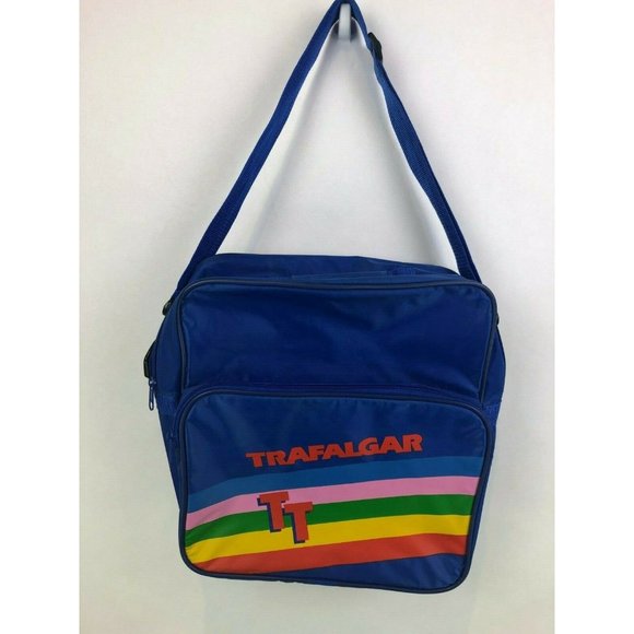 Vintage Trafalgar Rainbow Crossbody Adjustable Str - Picture 2 of 6